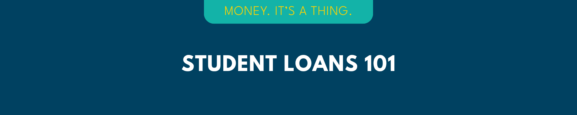 Student Loans banner